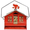 Perky-Pet Squirrel-Be-Gone II Metal and Squirrel-proof Wild Bird Feeder - Red - 8 Lbs Cap