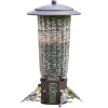 Perky-Pet Squirrel-Be-Gone Max Wild Bird Tubed Wild Bird Feeder - Bronze - 4 Lbs Cap