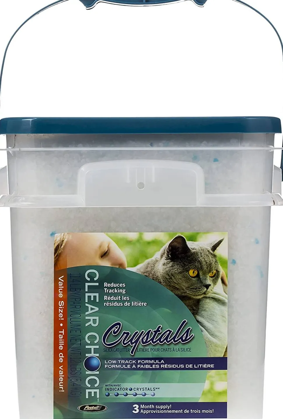 Pestell Clear Choice Low Track Cat Litter - 12 lb Bag - 2 Count