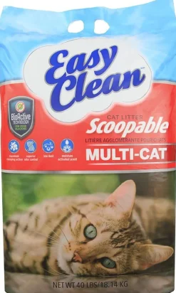 Pestell Clumping Easy Clean Cat Litter Multi-Cat - 40 lb Bag