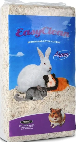 Pestell Easy Clean Aspen Small Animal Bedding - 25 Ltr - Case of 6