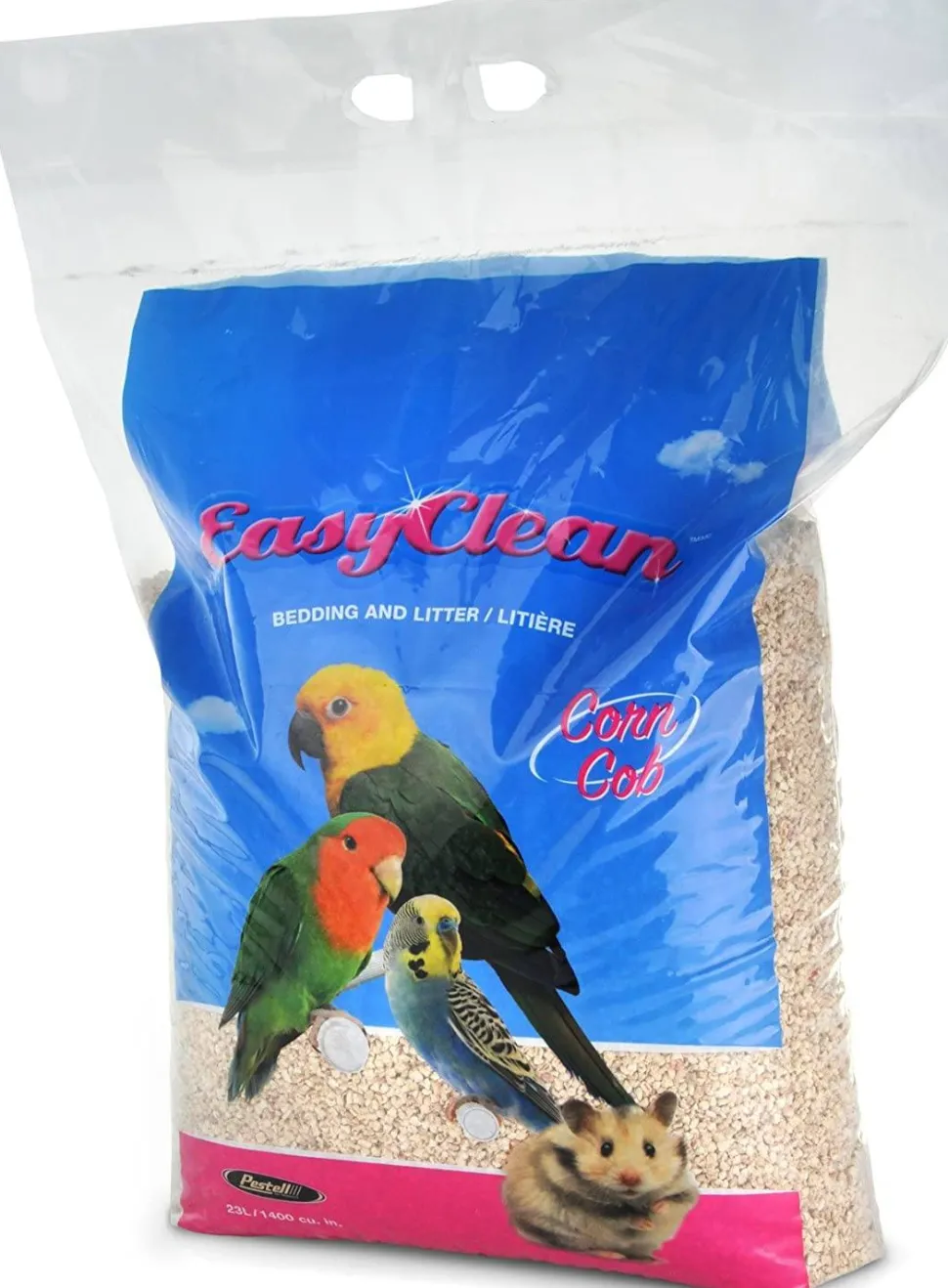 Pestell Easy Clean Corn Cob Bedding Small Animal Bedding - 23 Ltr