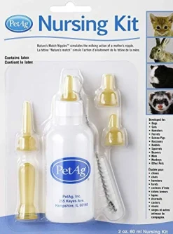 Pet Ag Animal Nursing Kit Dog Milk Replacers - 2 Oz