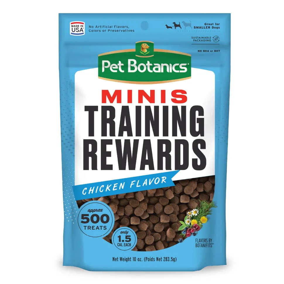 Pet Botanics Training Rewards Grain-Free Chicken Soft and Chewy Dog Treats - Mini - 20 Oz