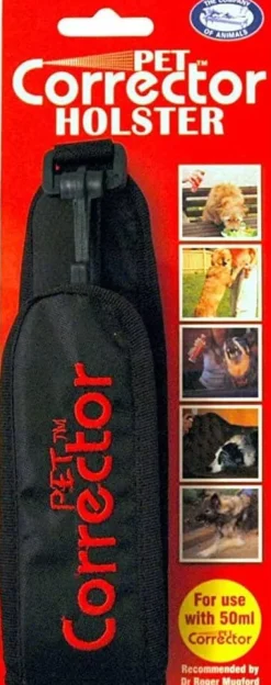 Pet Corrector Pet Corrector Dog Holster Belt Clip - Black