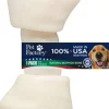 Pet Factory 100% Made In USA Beefhide Bone Natural Dog Chews - Natural - 6 In