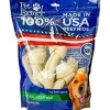Pet Factory 100% Made In USA Beefhide Bones & Rolls Natural Dog Chews - Natural - 4 In - 10 Pack