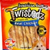 Pet Factory American Beefhide Twistedz Twist Sticks Natural Dog Chews - Chicken - 5 In - 20 Pack