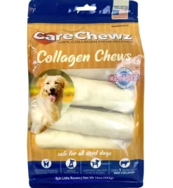 Pet Factory Carechewzâ® Collagen Little Rovers Natural Dog Chews - Natural - 16 Oz - 8 Pack
