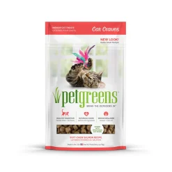 Pet Greens Cat Craves Semi-Moist Soft Cat Treats Salmon - 3 Oz