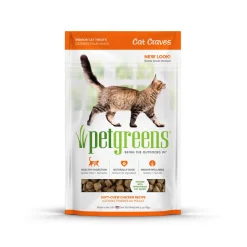 Pet Greens Cat Craves Semi-Moist Soft Cat Treats Chicken - 3 Oz
