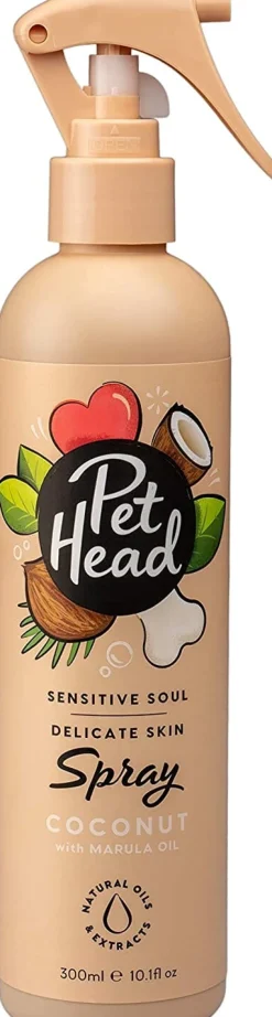Pet Head Sensitive Soul Shampoo Spray Dog Colognes - Coconut - 10.1 Oz