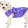 Pet Life ® Active 'Racerbark' 4-Way-Stretch Yoga Fitness Dog T-Shirt Tank Top