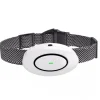Pet Life ® Barksafe LED 1-to-3 Dog 1,200 Foot Range 7-Level Vibration and Sound Training Dog Collar Additional Receiver - Black/White