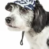 Pet Life ® 'Bone Cappa' Graffiti Sculptured Uv Protectant Adjustable Fashion Dog Hat Cap