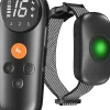 Pet Life ® Ellipse LED 1-to-3 Dog 550-Yard Range 16-Level Vibration Sound and Stimulation Training Dog Collar