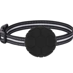 Pet Life ® Howless LED 1-to-2 Dog 1,200 Foot Range 7-Level Vibration and Sound Training Dog Collar Additional Receiver - Black