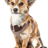 Pet Life ® Luxe 'Houndsome' 2-In-1 Adjustable Designer Dog Harness and Leash