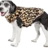 Pet Life ® Luxe 'Poocheetah' Cheetah-Spotted Designer Mink Fur Dog Coat