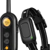 Pet Life ® Zensor 1-to-2 Dog 2,000 Foot Range Vibration Tone and 16-Level Stimulation Training Dog Collar - Black