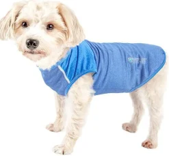 Pet Life ® Active 'Aero-Pawlse' Quick-Dry and 4-Way-Stretch Yoga Fitness Dog T-Shirt Tank Top