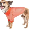 Pet Life ® Active 'Fur-Flex' Stretch and Quick-Dry Anti-Odor Fitness Yoga Dog Polo T-Shirt