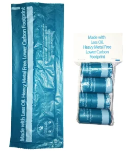 Pet Life ® 'Bio-Hybrid' 100% Recyclable Thermoplastic and Polyethylene Carbon Reduced Eco-Friendly Pet Cat Dog Waste Bags from Renewable Thermoplastic Starch - Dispenser and 2 Pack of Rolls