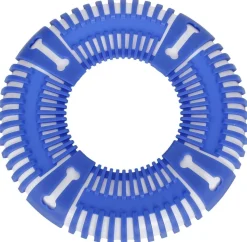 Pet Life ® 'Denta-Bark' Sporty Durable Flexible Toss and Fetch Frisbee Oral Hygiene Pet Dog Toy