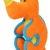 Pet Life ® 'Dino-Funimal' Animated Nylon Plush Squeaker Dog Toy