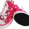 Pet Life ® 'Extreme-Skater' Canvas Casual Grip Pet Dog Shoes Sneakers - Set Of 4