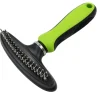 Pet Life ® Flex Series Dual-Row Grooming Rake Pet Comb