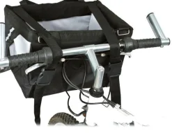 Pet Life ® 'Fur-Cycle' 2-in-1 Bicycle Bike Attachment Soft Folding Fashion Travel Pet Dog Carrier Crate