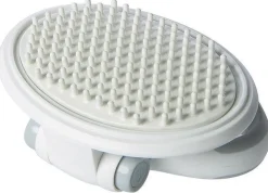 Pet Life ® 'Gyrater' Swivel Travel Silicone Massage Grooming Cat Brush