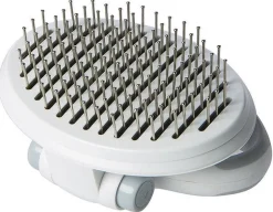 Pet Life ® 'Gyrater' Travel Self-Cleaning Swivel Grooming Pet Pin Brush