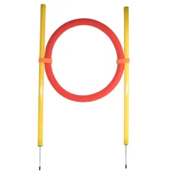 Pet Life ® 'Hoop Hopper' Collapsible Travel Folding Outdoor Performance Agility Pet Dog Trainer Training Kit