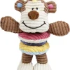 Pet Life ® 'Hugga-Bear' Plush Squeaking and Rubber Teething Newborn Puppy Dog Toy
