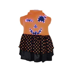 Pet Life ® LED Lighting Halloween Dress Hooded Dog Costume Sweater w/ Included Batteries
