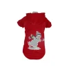 Pet Life ® LED Lighting Holiday Snowman Hooded dog Costume Sweater w/ Included Batteries