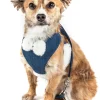 Pet Life ® Luxe 'Pom Draper' 2-In-1 Adjustable Fashion Dog Harness and Leash