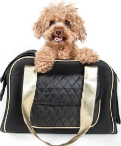 Pet Life ® Mystique Airline Approved Fashion Designer Travel Pet Dog Carrier w/ Pouch