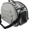 Pet Life ® 'Narrow Shelled' Lightweight Collapsible Military Grade Fashion Designer Travel Pet Dog Carrier Crate