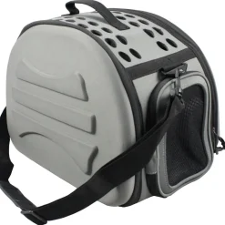 Pet Life ® 'Narrow Shelled' Lightweight Collapsible Military Grade Fashion Designer Travel Pet Dog Carrier Crate