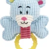 Pet Life ® 'Paci-Plush' Plush Squeaking and Rubber Teething Newborn Puppy Dog Toy