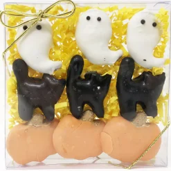 Pet Life 9 Piece Mini Halloween Whole Wheat Oat and Yogurt Dog Biscuit Set