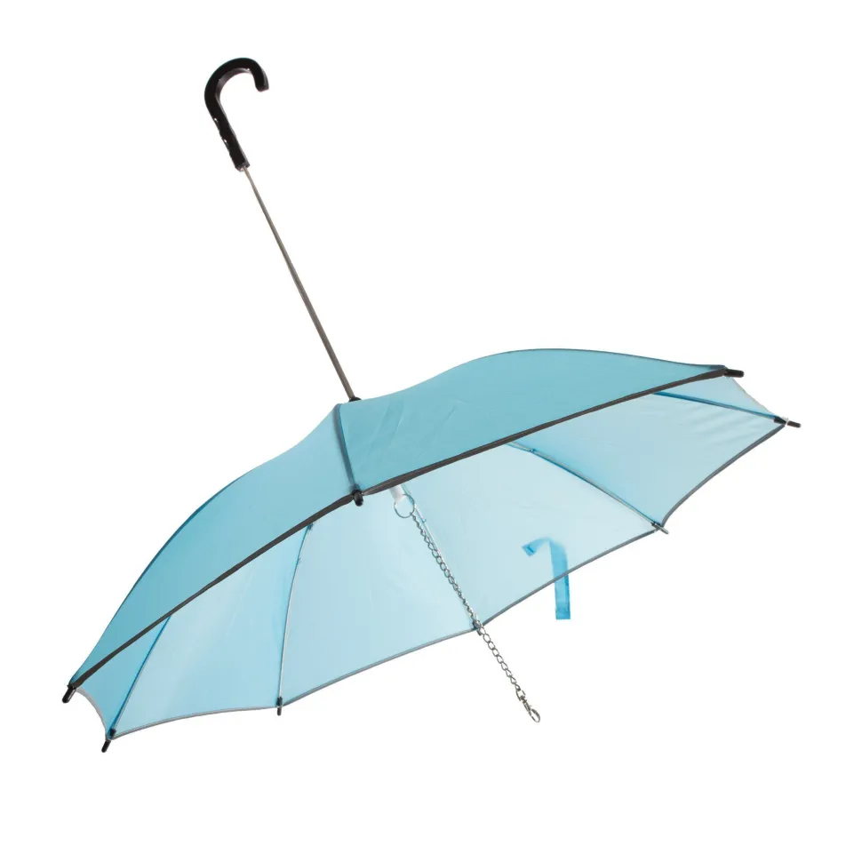 Pet Life ® Pour-Protection Reflective Waterproof Dog Umbrella and Leash