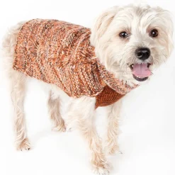 Pet Life ® 'Royal Bark' Heavy Cable Knitted Designer Fashion Dog Sweater