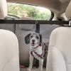 Pet Life ® Squared 'Easy-Hook' Backseat Mesh Folding Dog Cat Child Car Seat Carseat Safety Barrier