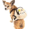 Pet Life ® 'Teddy Tails' Dual-Pocketed Animated Fashion Dog Harness Backpack