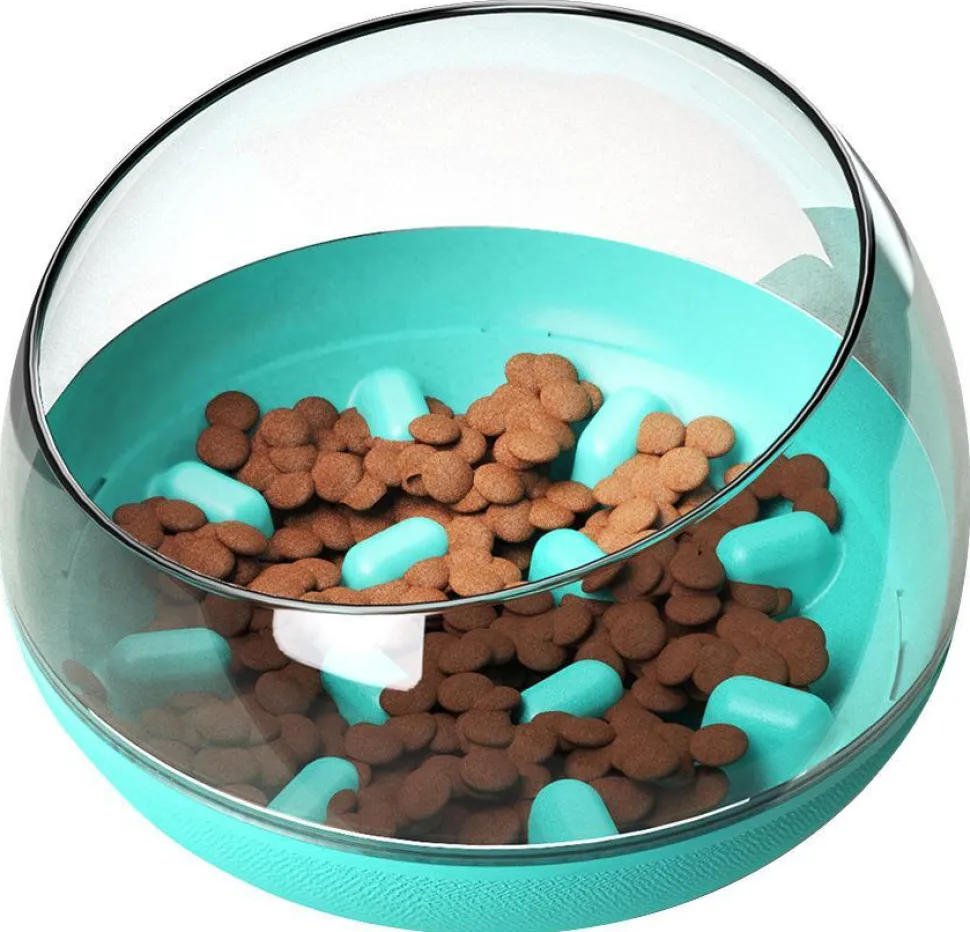 Pet Life ® 'Tumbowl' Slow Feeding Pet Bowl