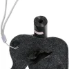 Pet Life ®Fleece Elephant Shaped Travel Waste Bag Dispenser with 2 Rolls